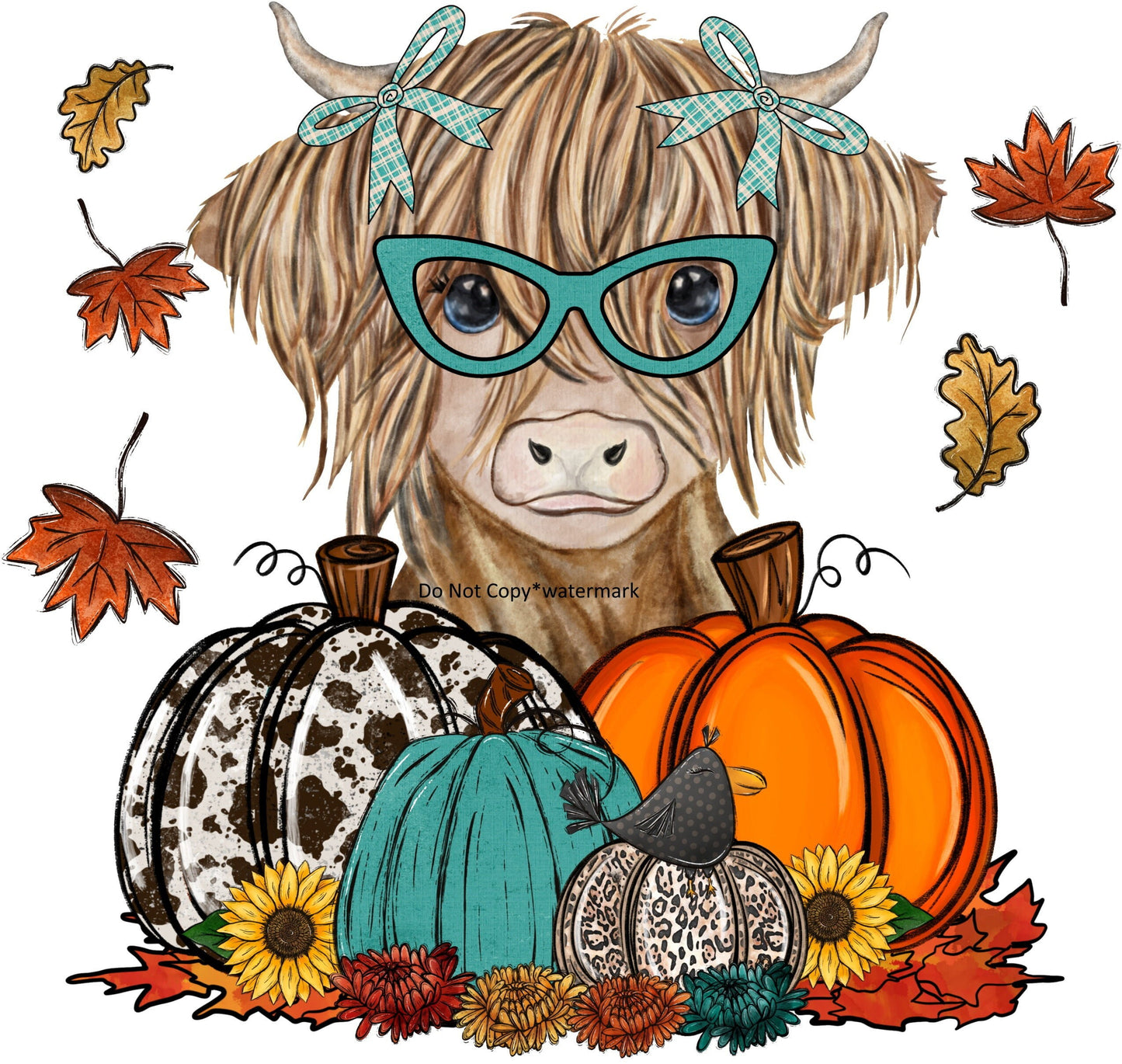 Highland Cow Sublimation Transfer~ Ready To Press