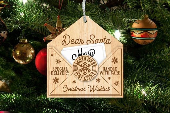 Letter To Santa Christmas Ornament
