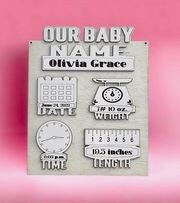 Our Baby Birth Announcement Digital design