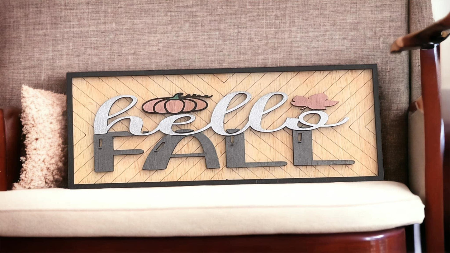 Digital download Hello Fall sign