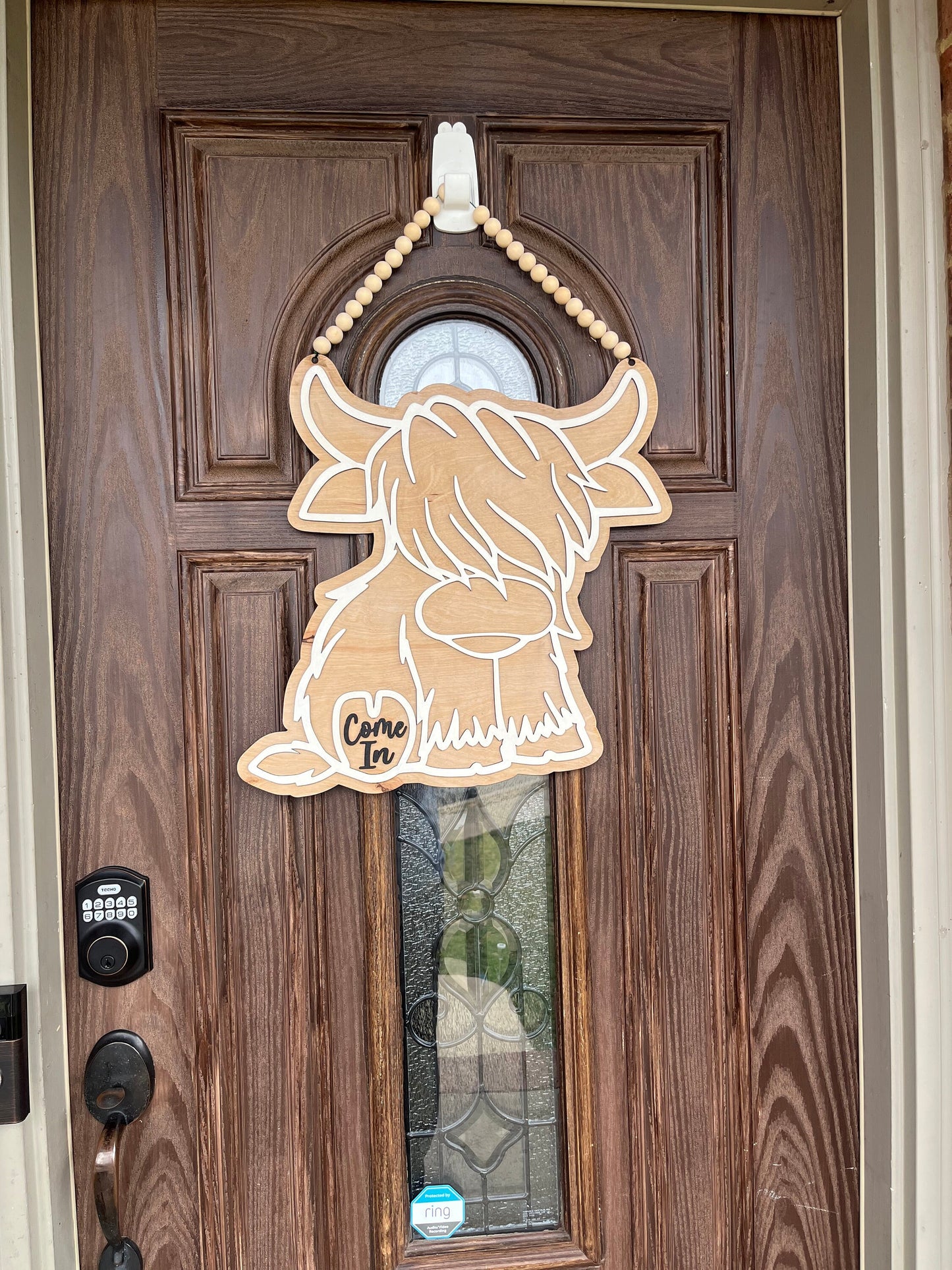 Highland Cow Door Hanger