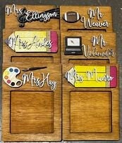 Teacher Sticky Note Holder SVG
