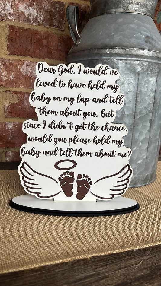 Message to God, Hold my Baby SVG Digital Design