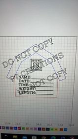 Digital File Barn Birth Announcement SVG