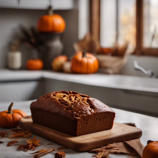 Fresh Baked Pumpkin Bread-Homemade-Pumpkin Spice