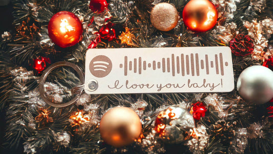 Personalized Spotify Song Code Keychain – Your Melody, Your Message, Your Keepsake