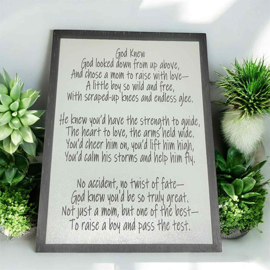 Boy Mom Sign, Digital Design, SVG Download, Laser Engravers, Glowforge & More-Digital Download