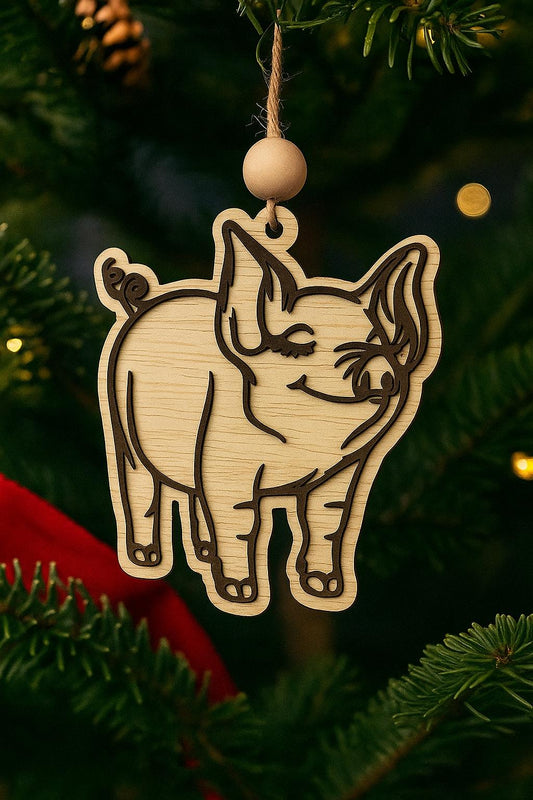 Adorable Baby Pig Car Charm/Ornament