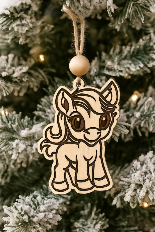 Adorable Baby Pony Car Charm/Ornament